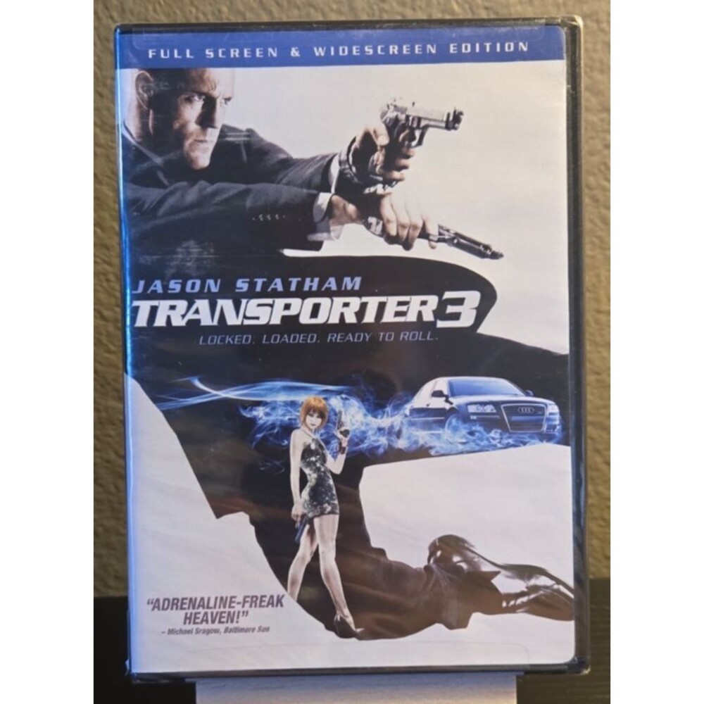 Transporter 3 DVD 2-Disc Set Full Screen Widescreen Jason Statham Action Movie